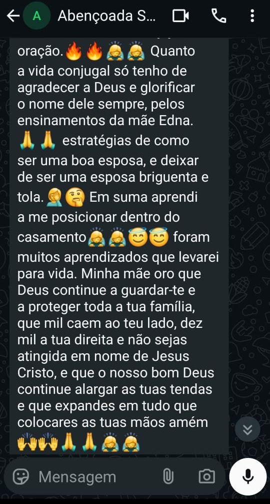 Depoimento Abençoada S. — parte 2